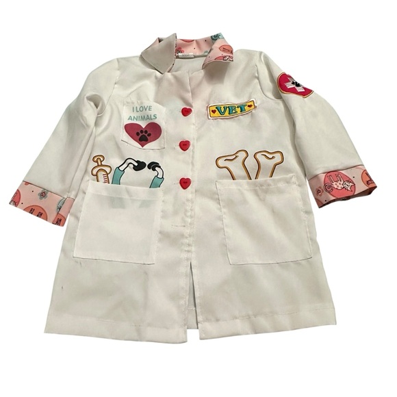 Dress Up America Kids Vet Costume Coat - Picture 1 of 6